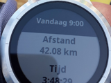 Lydia loopt 200e marathon.